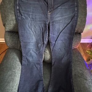 American Eagle highest rise flare jeans